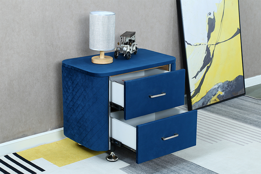 WSS954 Diamond Velvet Nočný stolík/ Nočný stolík