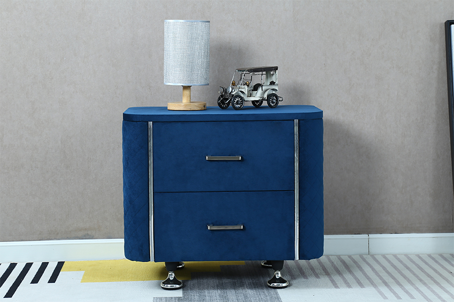 WSS954 Diamond Velvet Nočný stolík/ Nočný stolík