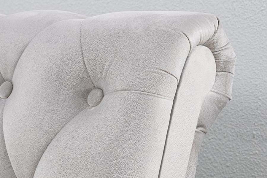 1563 Classical Sliver Sleigh Bed Čalúnená posteľ