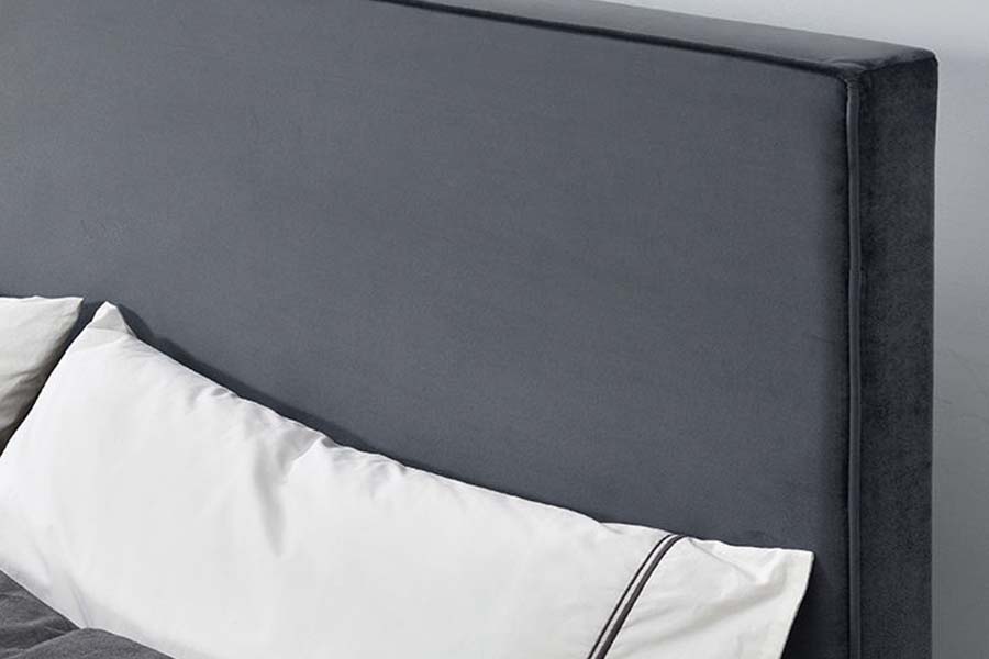 1476 Colorful Velvet Fabric Platform Bed Čalúnená posteľ