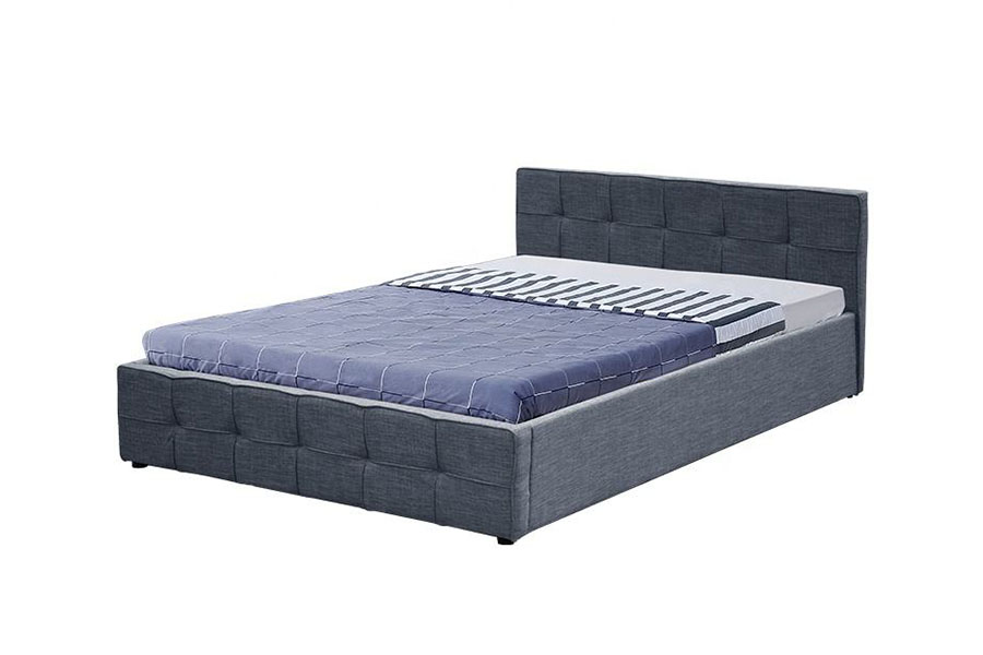 Čalúnený osmanský úložný rám postele z látky Queen z 1295G