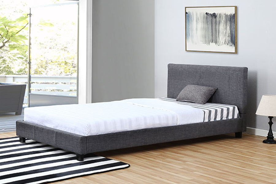 1334-1-2 Elegantný ľanový LED rám s dvojitým čalúnením