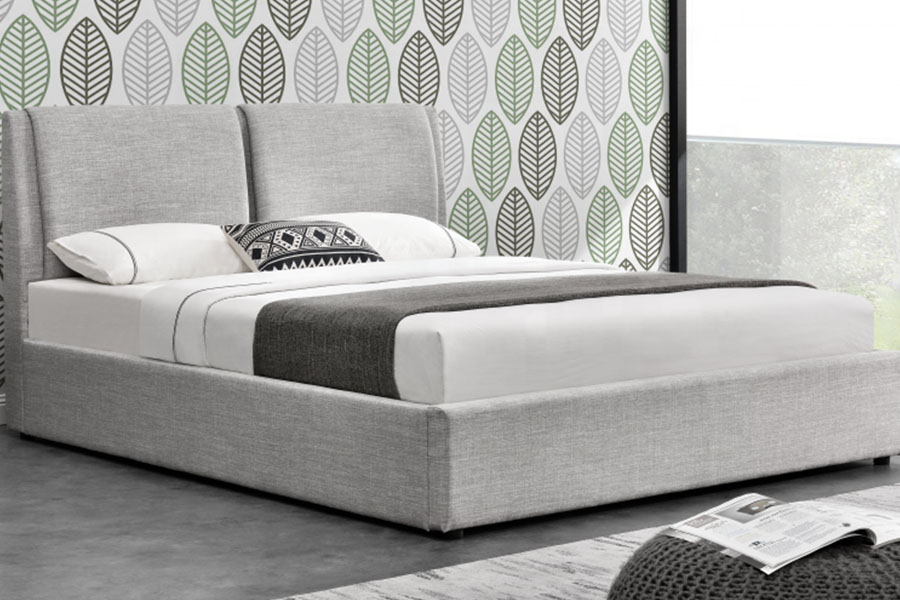 1256G Luxusná posteľná bielizeň s osmanským plynovým výťahom a čalúneným rámom postele